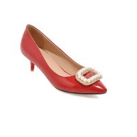 羽陌伦诗 新款串珠细高跟尖头单鞋 Z337