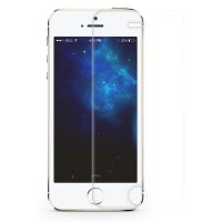 iphone5高透钢化玻璃膜 升级版2.5D弧边 屏幕保护膜 高透光 防刮 耐磨