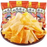欧贝拉山药薄片麻辣味18g*10袋脆薯片锅巴小零食推荐小吃货休闲美食品大礼包批发