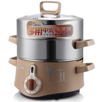 Midea/美的WSYH28-2D电蒸锅不锈钢三层 超大容量多功能电蒸笼热卖