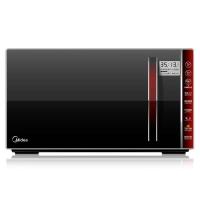 美的(Midea) EG823MF7-NRH 微电脑侧拉式平板微波炉 23L 烧烤功能
