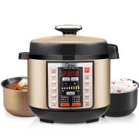Midea/美的 MY-CS5036P电压力锅双胆5L智能家用电高压锅饭煲正品