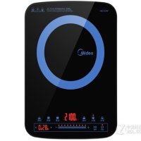 美的（Midea）C21-RH2147 电磁炉（智能超薄滑控 触摸屏家用 10档火力调节）