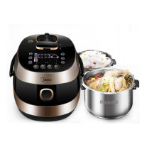 美的（Midea）PHT5083P 电压力锅（触控智能 IH技术浓香 一锅双胆）