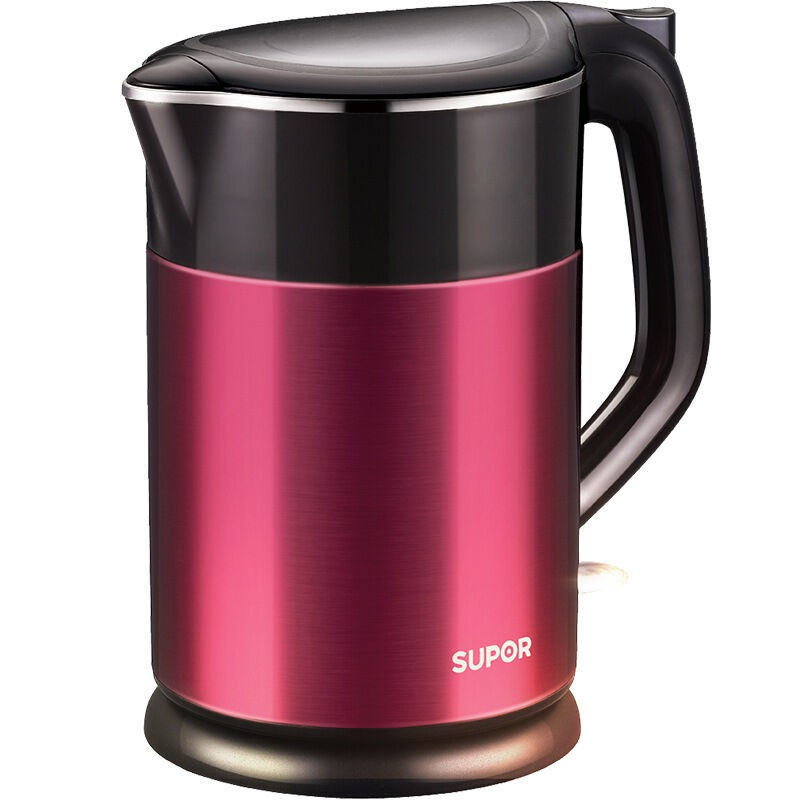 苏泊尔（SUPOR）SWF15E13A电水壶 304不锈钢 全钢一体无缝 1.5L