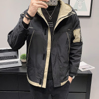 男士夹克外套春秋季休闲连帽男装春装2021年新款潮流潮牌上衣服男