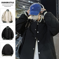 蒙洛里克秋冬款夹克男棒球服外套宽松棒球衣休闲贴布绣男装333