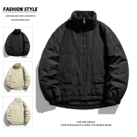 蒙洛里克2023秋冬款立领棉服宽松休闲运动款加厚防风保暖棉衣外套男装101