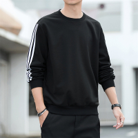 蒙洛里克秋季圆领卫衣宽松条纹在休闲百搭上衣潮流男装Z22888