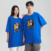 蒙洛里克nasa夏季潮牌短袖T恤男士印花纯棉宽松ins潮流2023新款青少年男女装夏装T6018