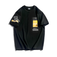 蒙洛里克潮牌夏季男士短袖T恤潮流纯棉上衣服2023新款半袖体恤男女装MYY22-5