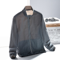 蒙洛里克潮牌男士夹克外套2023夏季男超薄透气款冰丝立领防晒衣服皮肤衣潮流JA885