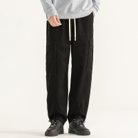 蒙洛里克休闲裤男士春秋新款直筒垂感长裤宽松工装裤潮流百搭裤子88918