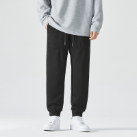 蒙洛里克裤子男士春秋宽松束脚休闲长裤春秋季潮牌学生百搭运动卫裤男款K98305