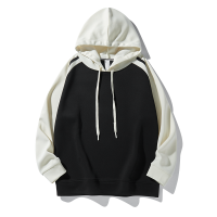 蒙洛里克春秋季男士连帽卫衣宽松套头潮流长袖印字卫衣男WY98333