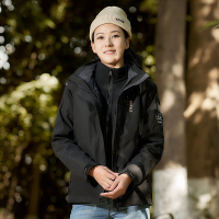 蒙洛里克夹克冲锋衣男女潮牌三合一可拆卸两件套秋冬季高端外套男女CF2299