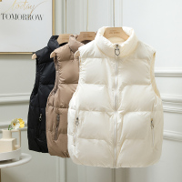 蒙洛里克羽绒马甲女秋冬宽松韩版背心坎肩轻薄羽绒服外套90白鸭绒外穿N305