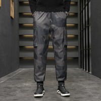 蒙洛里克男士冬季外穿男款加厚加绒休闲长裤防风裤子保暖棉裤YRK078