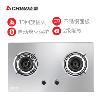 志高(CHIGO) 燃气灶天然气煤气液化气双灶台式嵌入式炉具H019