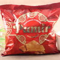俄罗斯进口 糖果 KDV 帕米尔果仁夹心硬糖袋装500g