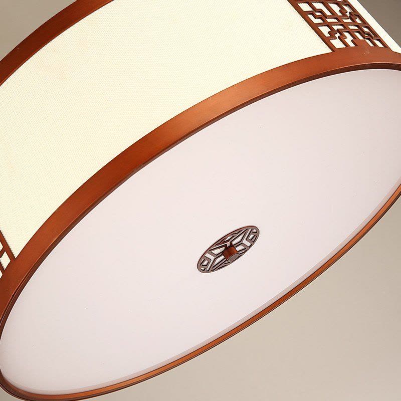 雷士照明(NVC) 墨规现代中式吸顶灯 圆形简约现代LED中式灯铁艺卧室书房客厅灯图片
