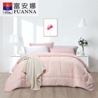 富安娜家纺被子冬天保暖被芯春秋被磨毛 四季被芯春秋被芯学生宿舍被芯 双人冬季被芯