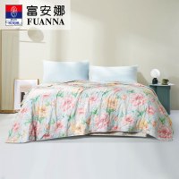 富安娜抗菌夏凉被空调被薄款单人夏被七孔纤维薄被子双人夏季被芯