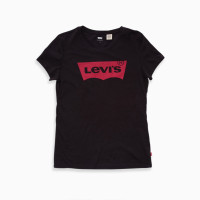美国跨境直邮李维斯 LEVI'S 女款超短款正品32223-0142 大LOGO 短袖T恤女 夏季;夏