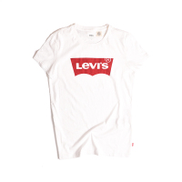 美国跨境直邮李维斯 LEVI'S 女款超短款正品32223-0142 大LOGO 短袖T恤女 夏季;夏