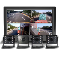 大小货车行车记录仪双镜头前后左右四录高清夜视倒车影像一体机12V24V