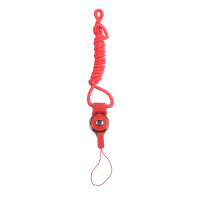 乐味(Lavie)手机挂绳挂脖绳挂饰手机链旋转挂绳吊工牌胸牌指环扣通用型可拆分手机吊绳红色