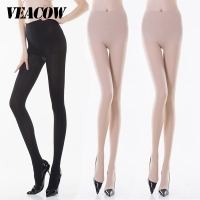 VEACOW 3条装女士丝袜120D天鹅绒美腿中厚打底连裤袜