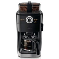 飞利浦（PHILIPS）家用全自动美式咖啡机HD7762 滴漏式 双豆槽可选浓度 豆粉两用