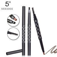 VEEDEE 5度正品包邮双头旋转自动眉笔防水防汗眉粉一字眉带眉刷