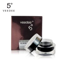 VEEDEE 5度正品 流云造型眼线膏5G 修颜黑白色带刷持久防水防晕染