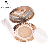 VEEDEE 5°新品 轻肤亮颜气垫霜 15g*2 轻薄亲肤极速上妆修正肤色