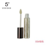 VEEDEE 5度正品 活色果胶唇彩10ml 裸色滋润保湿润唇彩妆唇冻包邮 5#银色