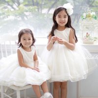 新款儿童公主裙女童蓬蓬裙花童礼服儿童婚纱l六一主持演出服