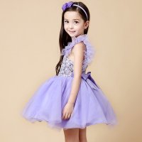 新款童装儿童演出服六一服装女童公主裙花童礼服春夏