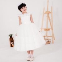 童装 女童连衣裙 欧美长款 儿童公主裙 花童婚纱礼服