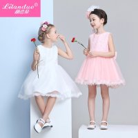 丽兰朵韩版儿童礼服裙女童公主裙童装花童六一表演生日主持演出服