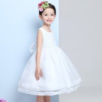 2015新款儿童公主裙女童蓬蓬裙花童礼服儿童婚纱l六一主持演出服