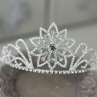 韩版皇冠 儿童配饰 皇冠头饰 雪花款皇冠
