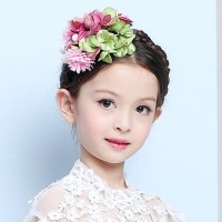 欧美风头饰 花童新娘头饰 演出配饰 儿童公主裙礼服裙配饰头花