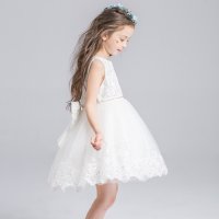 女童公主裙儿童礼服裙女童装连衣裙春夏款演出服装花童婚纱