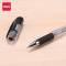 得力deliS20签字笔中性笔0.7mm黑色水笔办公中性笔子弹头笔芯批发包邮学生文具12支整盒
