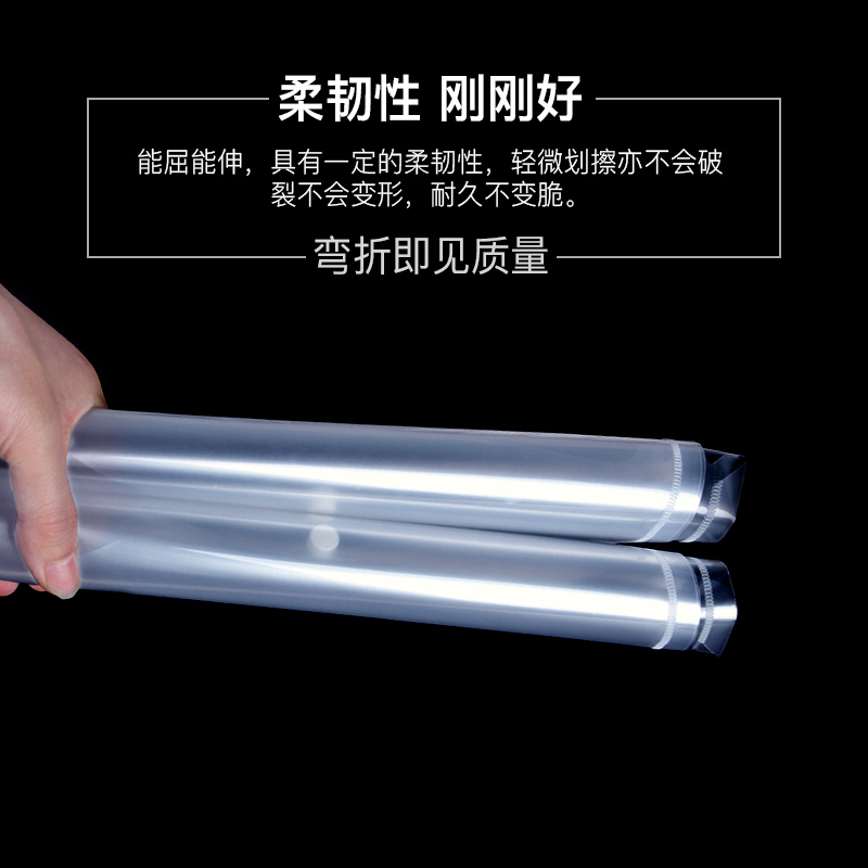 得力deli文具5501透明按扣公文袋钮扣袋A4得力办公用品斜条纹10个