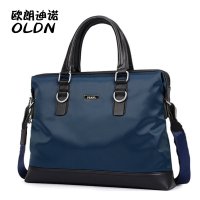 新款男士布包商务包牛津布手提包时尚欧美风电脑公文包A4文件包帆布包IPAD休闲包男包单肩斜挎包