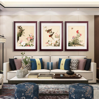 客厅装饰画卧室餐厅壁画书房挂画沙发背景墙画中式有框画家居饰品
