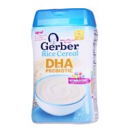 美国Gerber嘉宝DHA大米米粉 1段（4-6个月）婴幼儿营养米粉米糊 227g